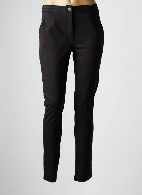 Pantalon slim negru JULIE GUERLANDE femeie