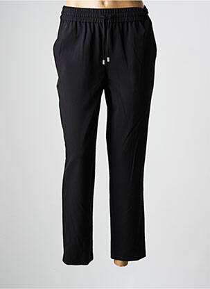 Pantalon slim talie elastică negru C'EST BEAU LA VIE femeie