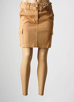 Fustă scurtă maro C'EST BEAU LA VIE femeie