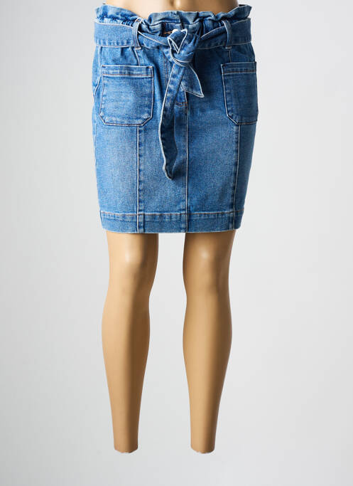 Fustă scurtă albastru C'EST BEAU LA VIE femeie