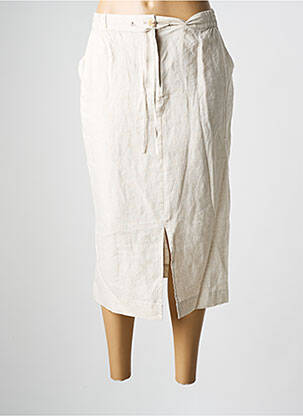 Fustă midi bej JULIE GUERLANDE femeie