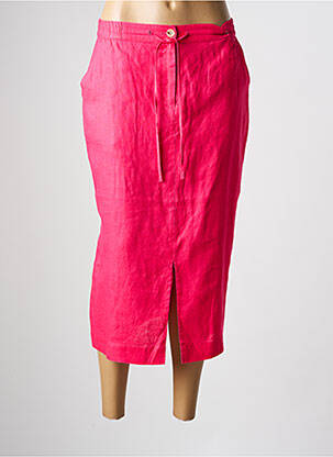 Fustă midi roz JULIE GUERLANDE femeie