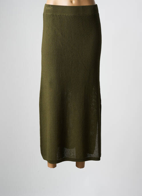 Fustă lungă verde C'EST BEAU LA VIE femeie