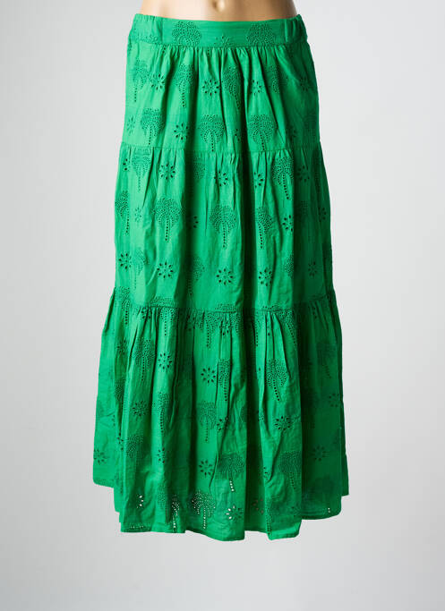 Fustă lungă verde C'EST BEAU LA VIE femeie