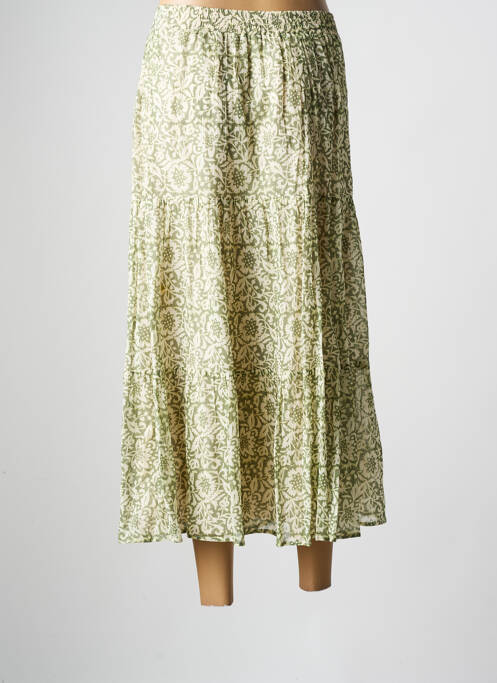 Fustă lungă verde C'EST BEAU LA VIE femeie