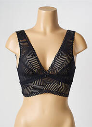 Sutien fără armatură bralete negru ANTIGEL femme