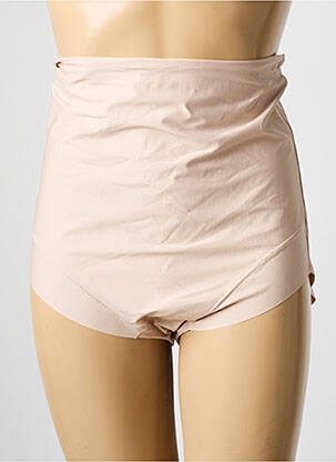 Chilot modelator efect material satinat culoare piersică JANIRA femeie
