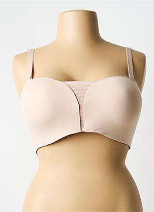 Sutien fără armatură top sutien modelat culoare piersică TRIUMPH femeie