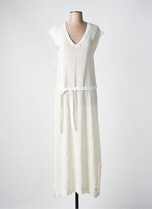 Rochie lungă alb C'EST BEAU LA VIE femeie