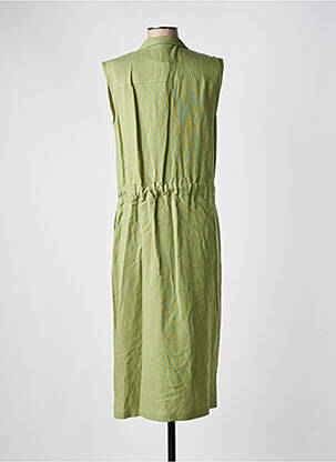 Rochie midi fără mâneci fără mâneci verde C'EST BEAU LA VIE femeie