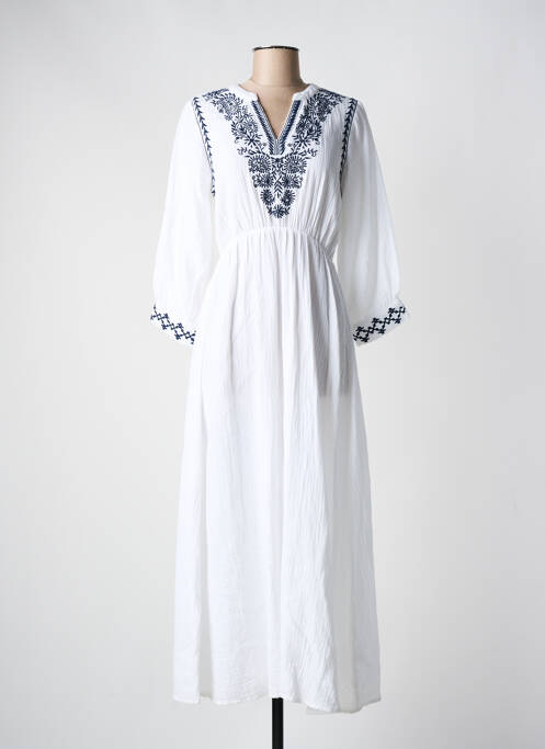 Rochie lungă alb C'EST BEAU LA VIE femeie