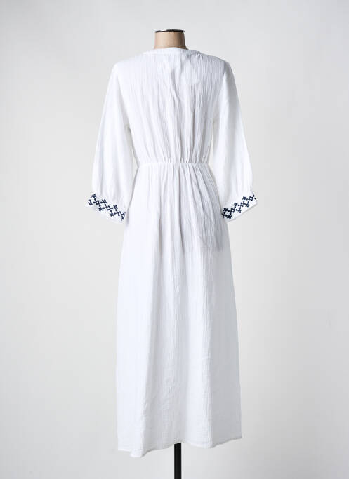 Rochie lungă alb C'EST BEAU LA VIE femeie