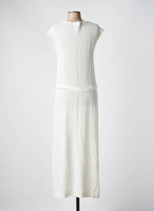 Rochie lungă alb C'EST BEAU LA VIE femeie