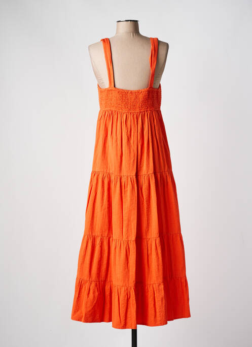 Rochie midi portocaliu C'EST BEAU LA VIE femeie