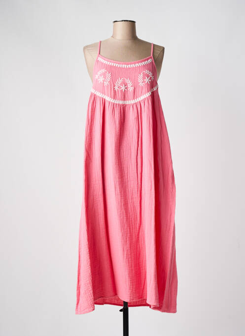 Rochie midi roz C'EST BEAU LA VIE femeie