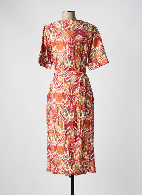 Rochie midi roșu JULIE GUERLANDE femeie