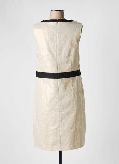 Rochie midi bej JULIE GUERLANDE femeie