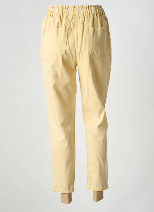 Blugi croială Mom galben C'EST BEAU LA VIE femeie