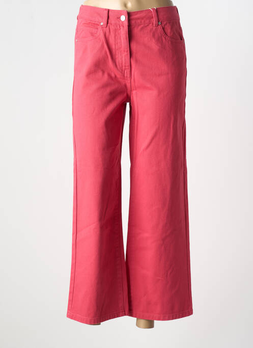 Blugi cu croială largă elasticitate talie înaltă roz C'EST BEAU LA VIE femme