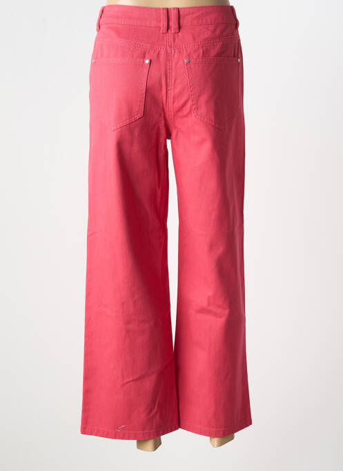 Blugi cu croială largă elasticitate talie înaltă roz C'EST BEAU LA VIE femme