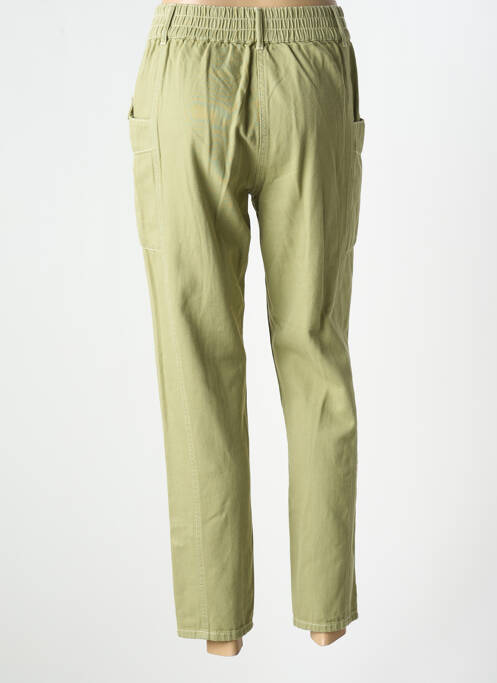 Blugi cu croială slim verde C'EST BEAU LA VIE femeie