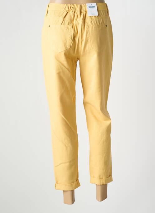 Blugi cu croială dreaptă galben C'EST BEAU LA VIE femeie