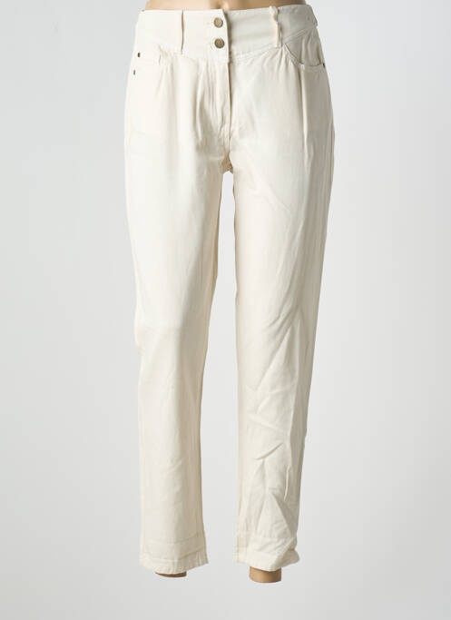 Blugi cu croială dreaptă bej C'EST BEAU LA VIE femeie