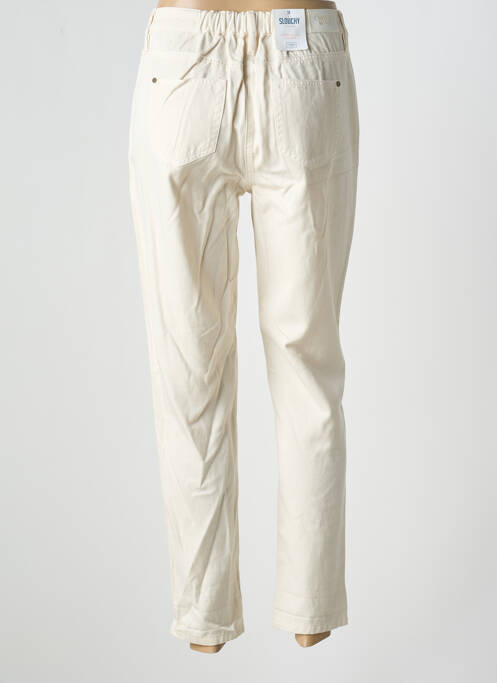 Blugi cu croială dreaptă bej C'EST BEAU LA VIE femeie