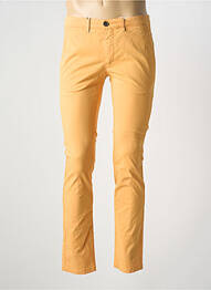 Pantalon chino elasticitate mărime normală galben CAMBRIDGE homme