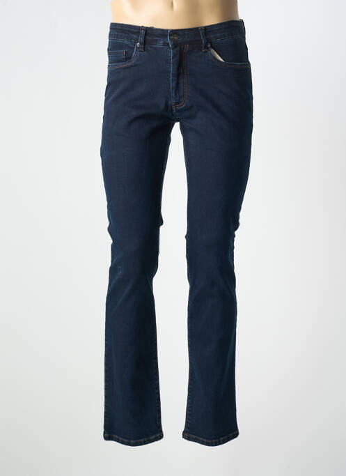 Blugi cu croială slim albastru închis CAMBRIDGE bărbat