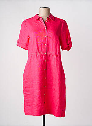 Rochie midi roz JULIE GUERLANDE femeie