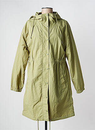 Parka mâneci lungi cu glugă verde C'EST BEAU LA VIE femeie