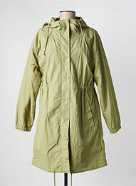 Parka țesătură impermeabilă cu glugă verde C'EST BEAU LA VIE femeie