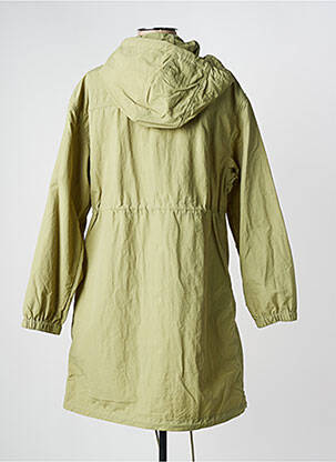 Parka mâneci lungi cu glugă verde C'EST BEAU LA VIE femeie