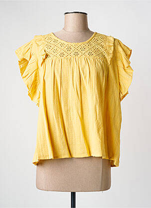 Top galben C'EST BEAU LA VIE femeie