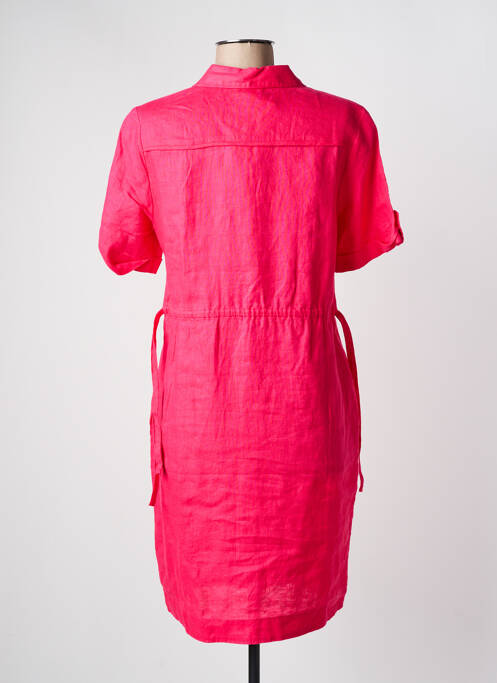 Rochie midi roz JULIE GUERLANDE femeie