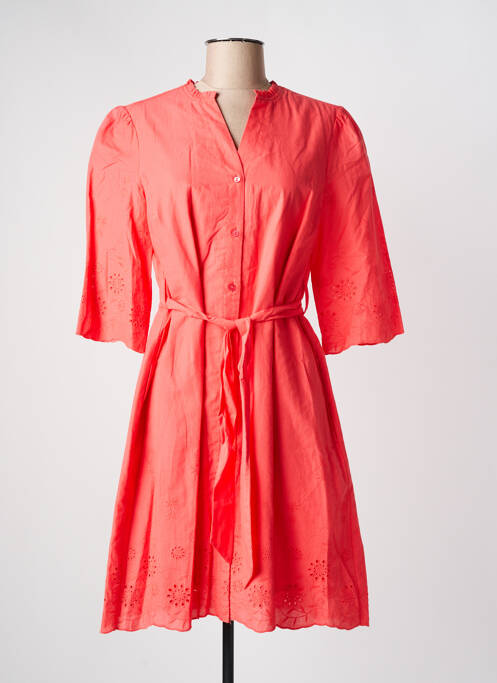 Rochie midi portocaliu JULIE GUERLANDE femeie