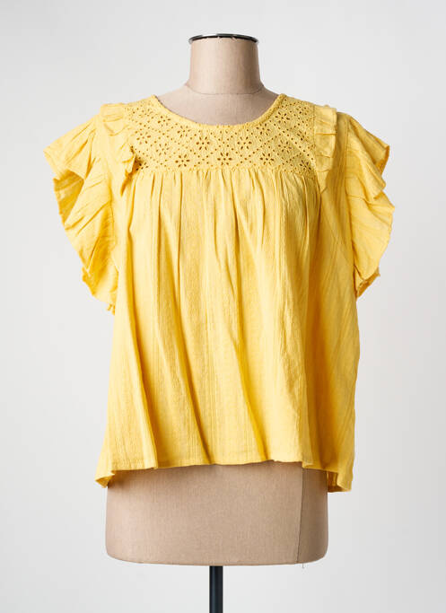 Top galben C'EST BEAU LA VIE femeie