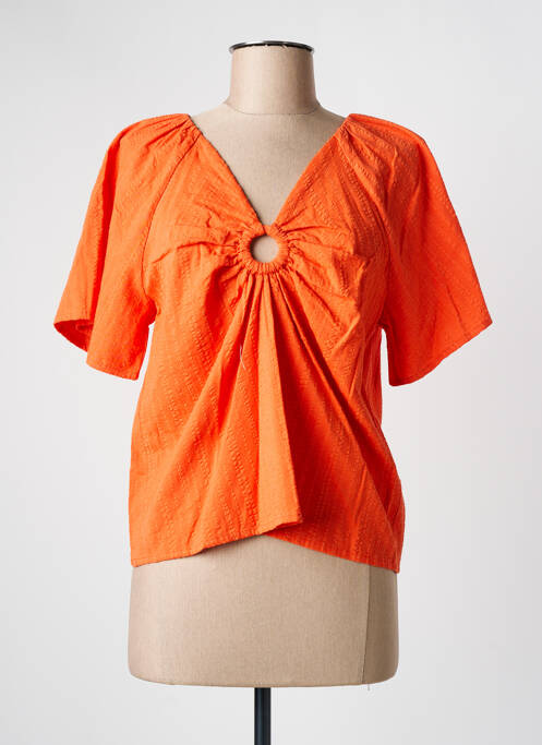 Top portocaliu C'EST BEAU LA VIE femeie