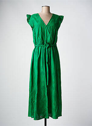 Rochie lungă verde C'EST BEAU LA VIE femeie