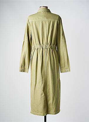Rochie midi mâneci lungi mâneci lungi verde C'EST BEAU LA VIE femeie