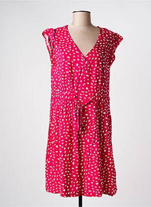 Rochie midi roz C'EST BEAU LA VIE femeie