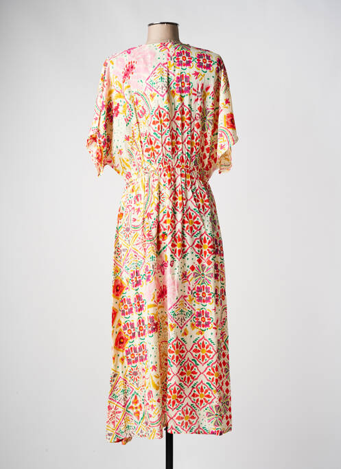 Rochie lungă galben C'EST BEAU LA VIE femeie