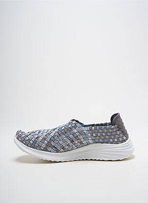 Adidași țesătură satinată toc plat până la 3 cm argintiu ROCK SPRING femeie