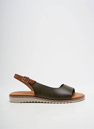 Sandale/Pantofi decupați verde EVA FRUTOS femeie