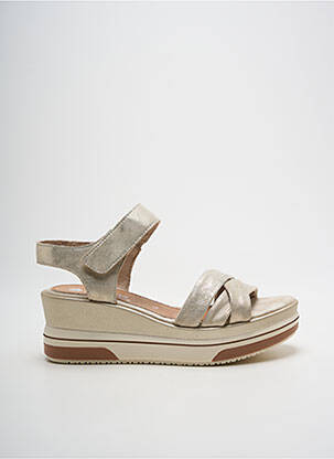 Sandale/Pantofi decupați auriu REMONTE femeie