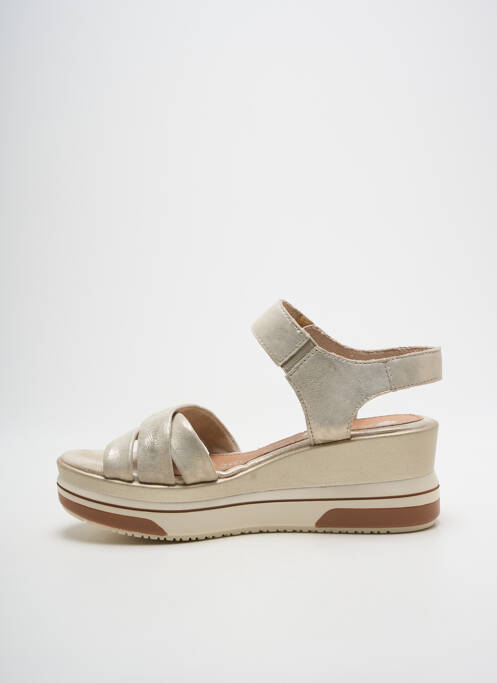 Sandale/Pantofi decupați auriu REMONTE femeie