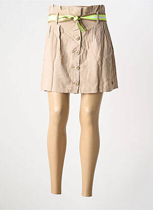 Fustă scurtă bej TEDDY SMITH femeie