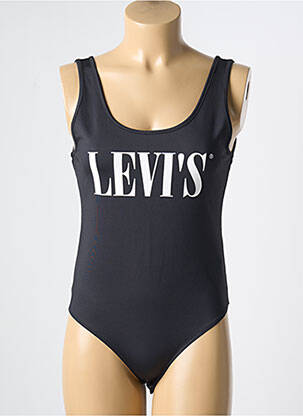Body serigrafie bretele subțiri negru LEVI'S femeie