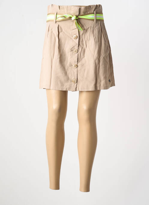 Fustă scurtă bej TEDDY SMITH femeie
